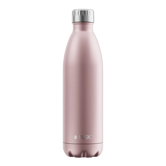 FLSK Edelstahl Trinkflasche Roségold 750ml