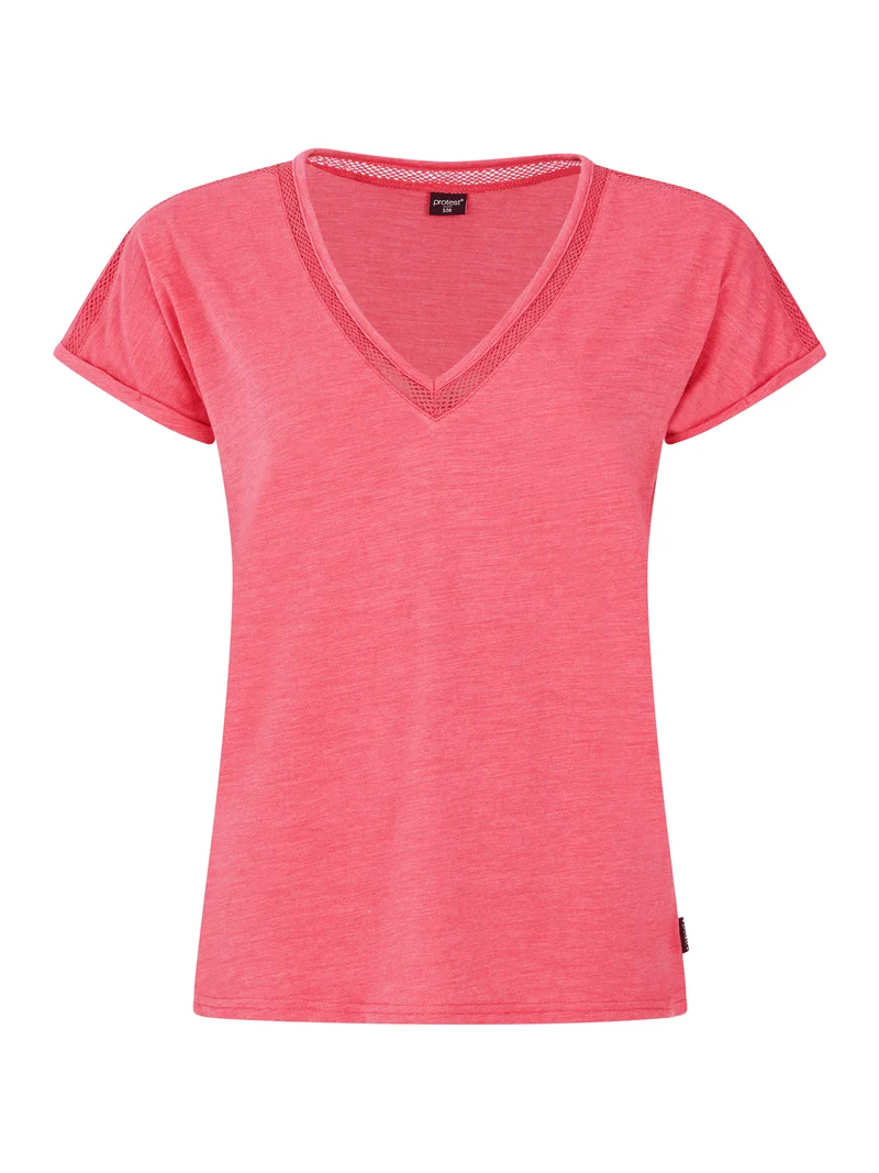 PROTEST PRTMondaysi T-Shirt mit V-Ausschnitt