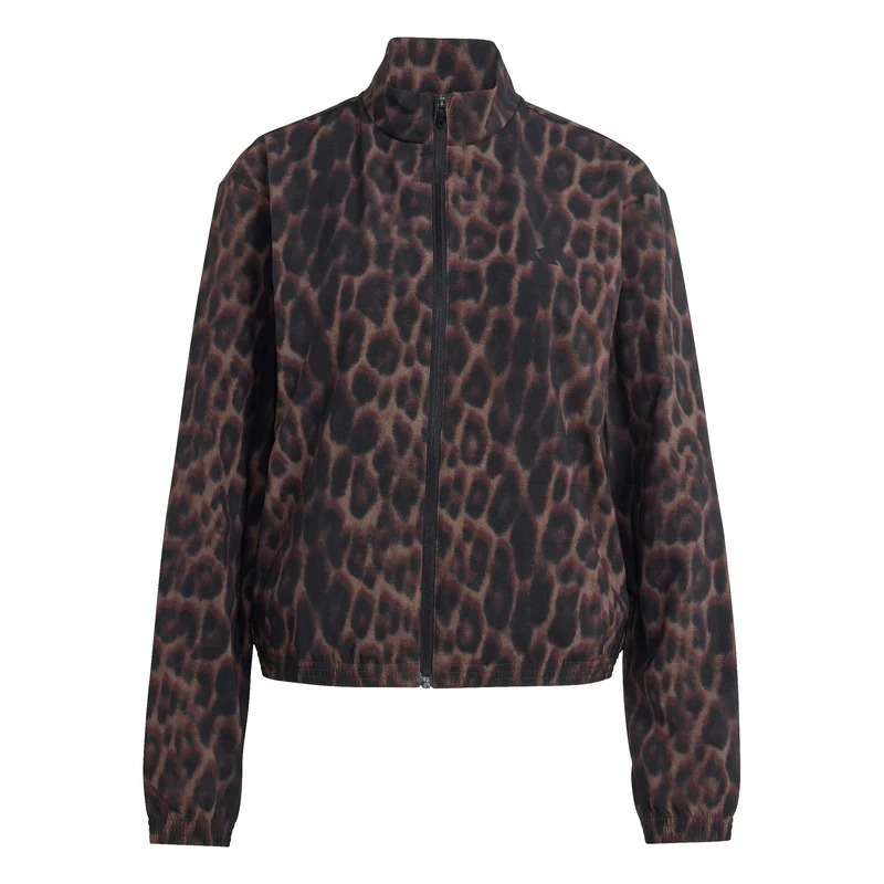 Workout Essentials Leopard Woven Jacke