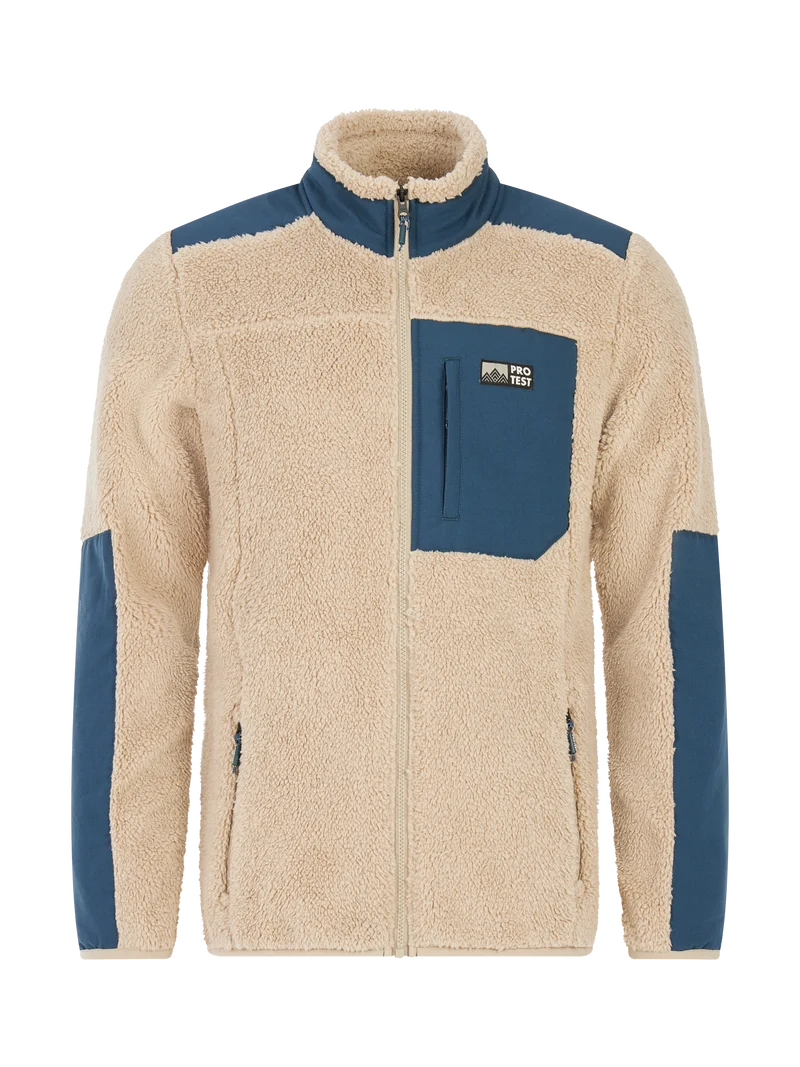 PROTEST PRTBleaker Outdoor Full Zip Top Green