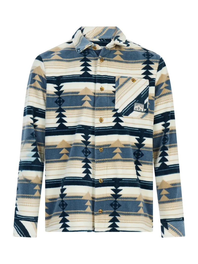 PROTEST PRTArrow Outdoor Overshirt with Plaid Pattern
