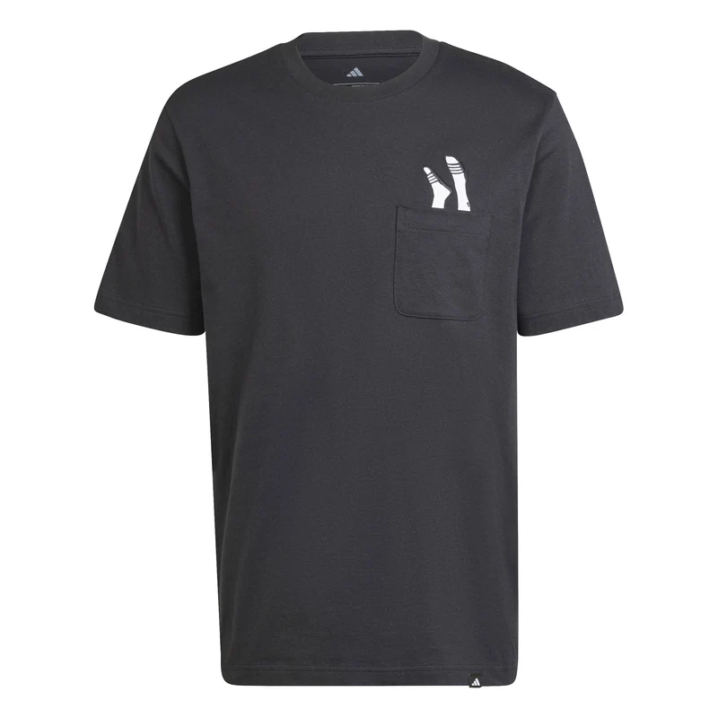 ADIDAS M L Slide PKT T-Shirt aus 100% Baumwolle
