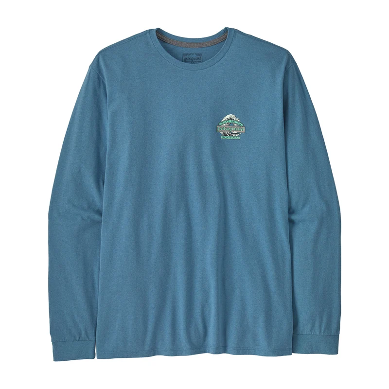 M's L/S Great Waves Responsibili-Tee