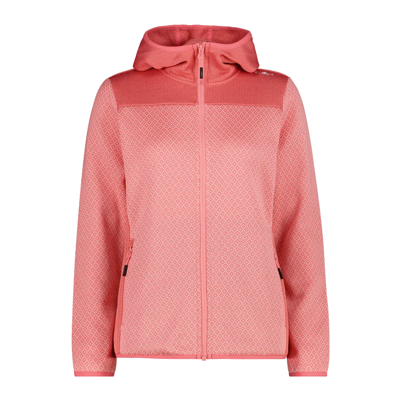 Woman Jacket with Fixed Hood