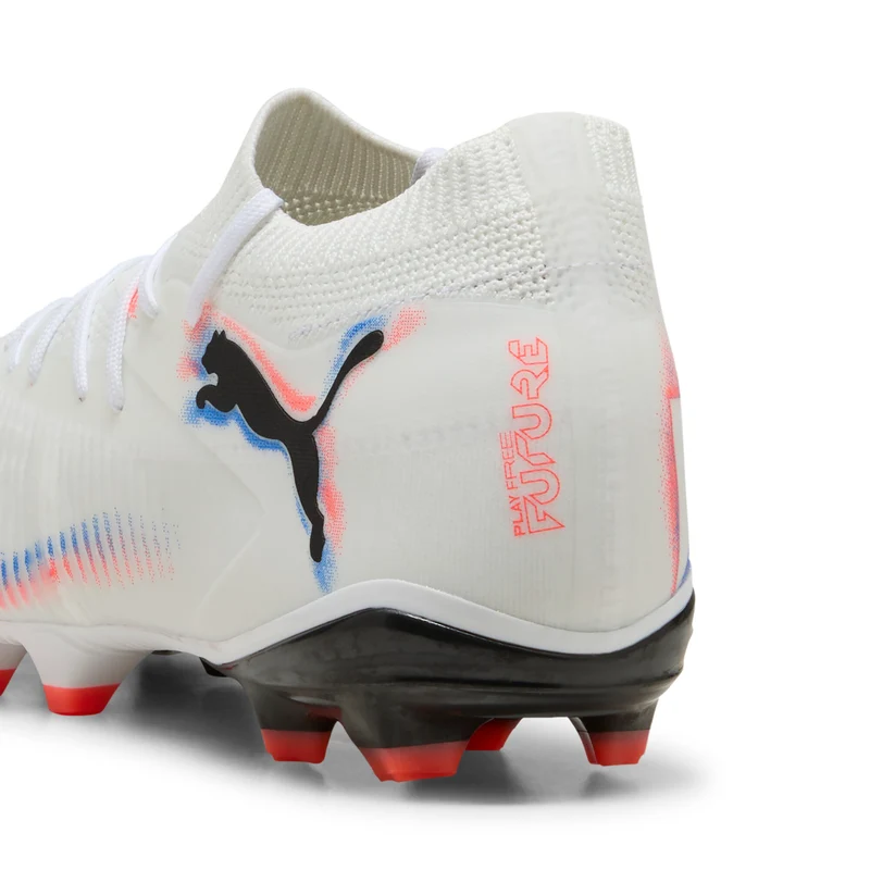 PUMA FUTURE 8 MATCH FG/AG Fußballschuhe Weiß-Schwarz-Rot