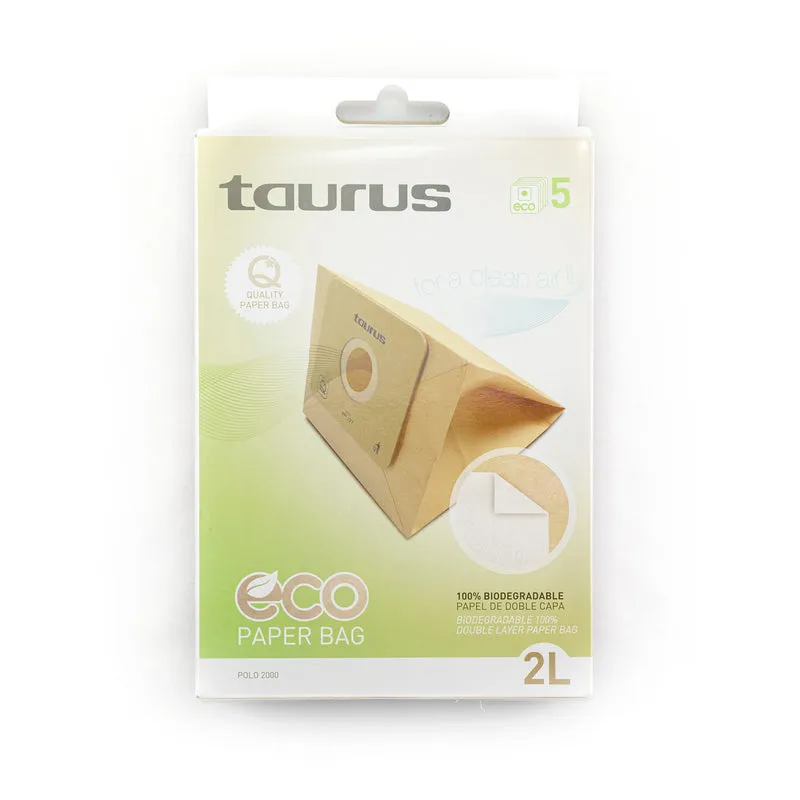 Pack de bolsas de papel de 2L para aspirador