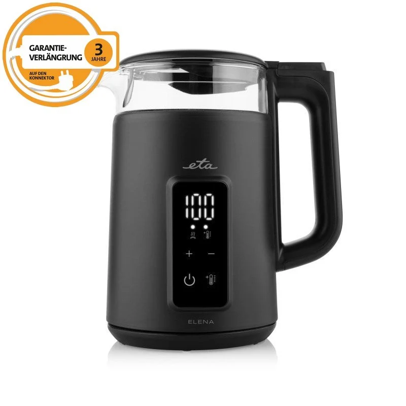 Elektrischer Wasserkocher ETA Elena 9595 90000 schwarz/glas