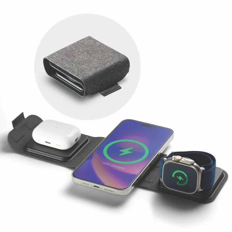 Mophie 3-in-1 MagSafe Travel Charger & Travel Case