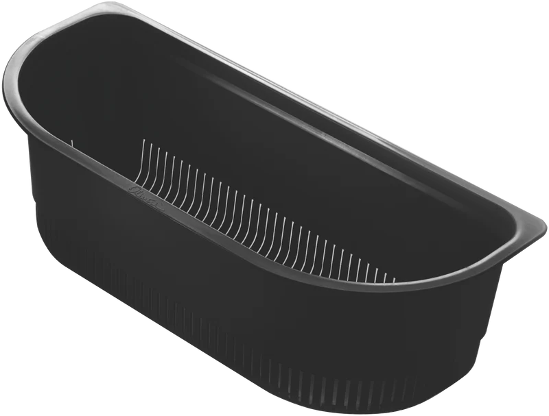 Oliveri AC1820 PETITE D-SHAPE COLANDER CHARCOAL