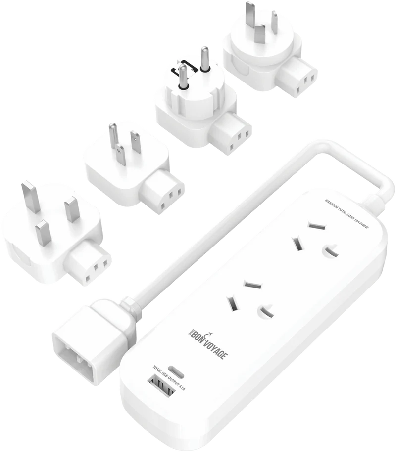 Bon Voyage Universal Travel Adapter Kit