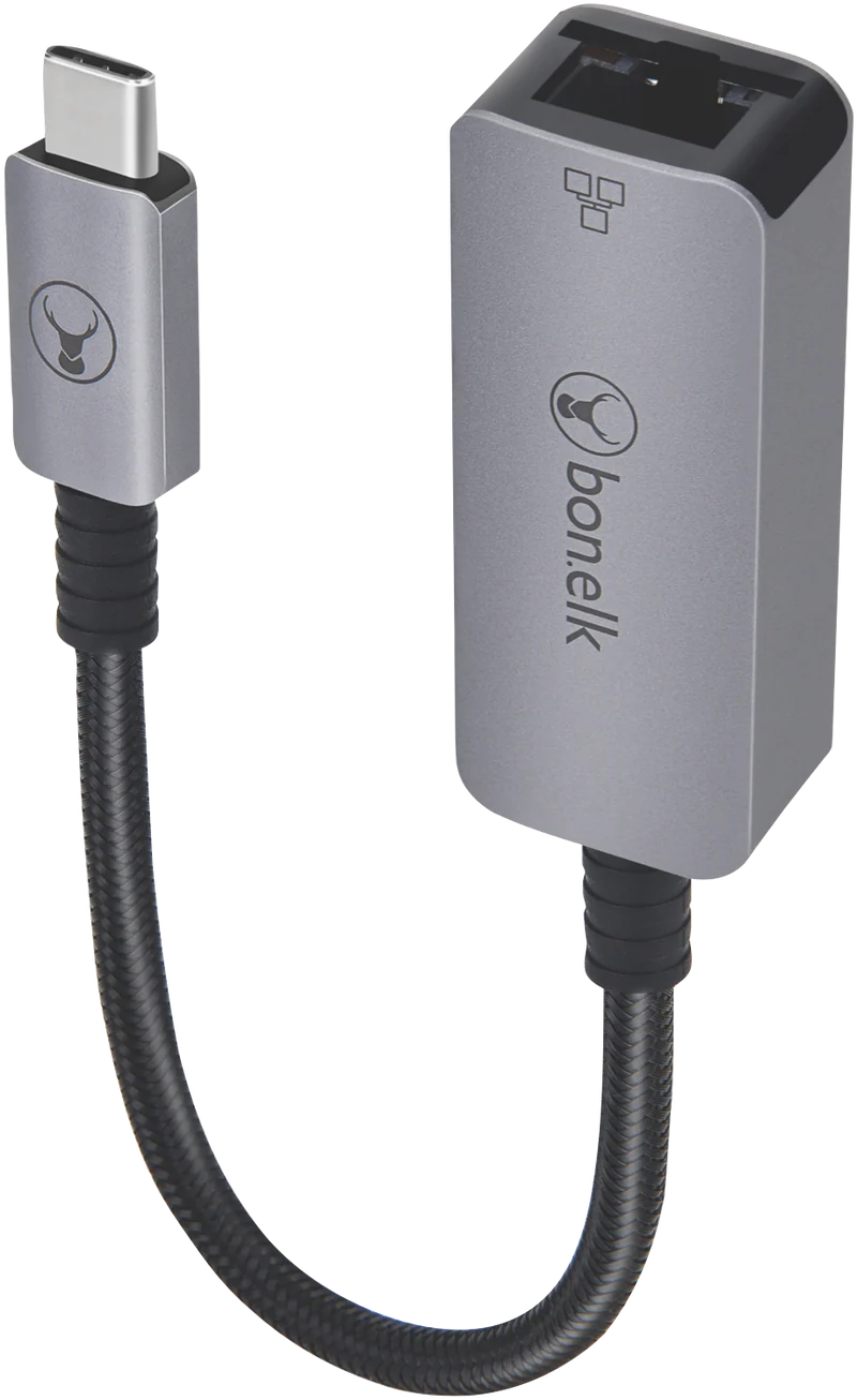 Bonelk USB-C to Gigabit Ethernet Adapter