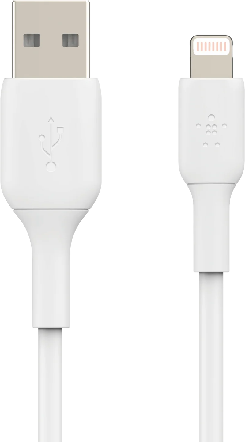 Belkin BoostCharge Lightning to USB Cable, 1m, White