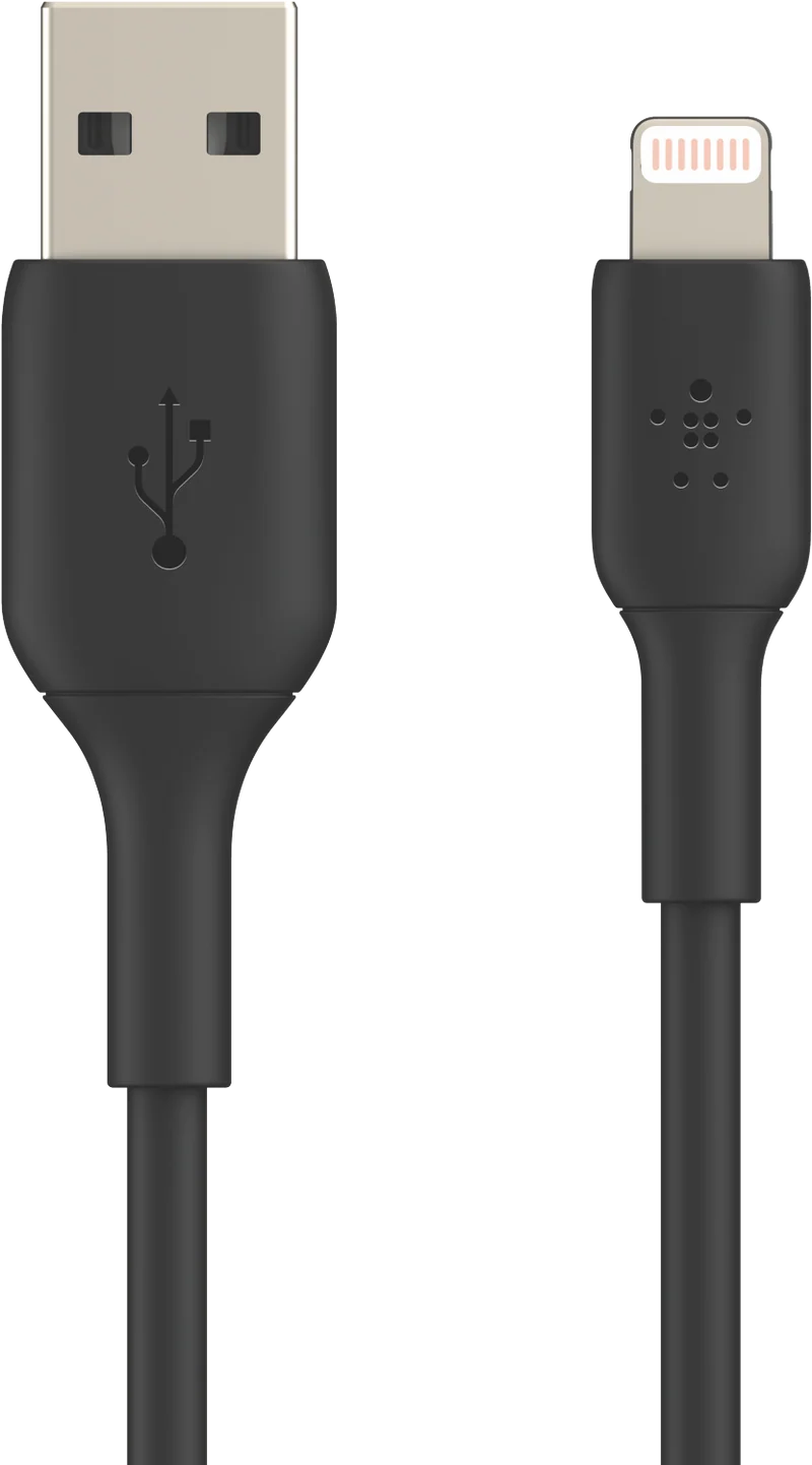 Belkin BoostCharge Lightning to USB Cable, 2m, Black