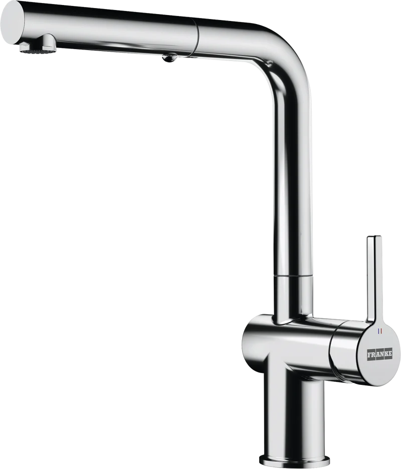 Franke Active L Pullout Tap with 2 Jets, Chrome