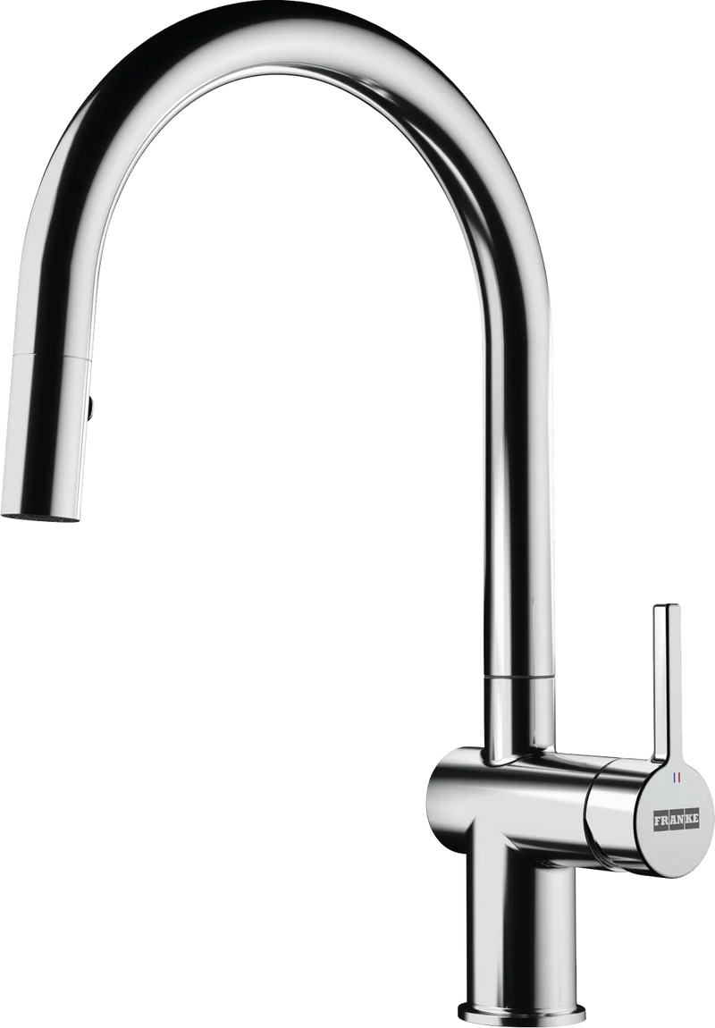 Franke Active J Pullout Tap with 2 Jets, Chrome
