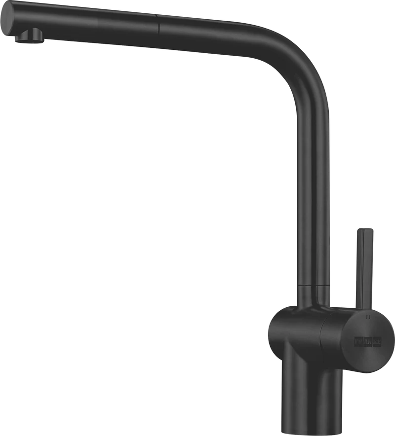 Franke Atlas Neo Pullout Tap with Vegie Spray, Black Steel
