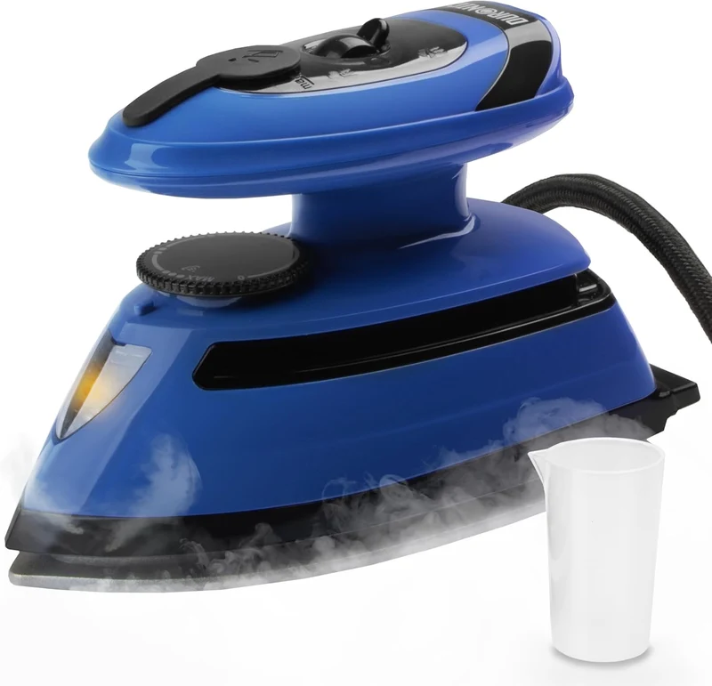 Duronic SI4 BB Mini Reisebügeleisen, 420W, 30ml Wassertank, Keramikfläche, 2 Betriebsspannungen