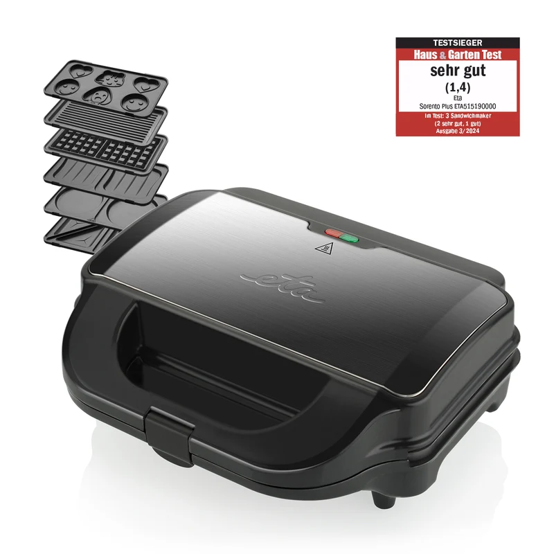 Sandwichmaker ETA Sorento Plus 5151 90000 rostfreier Stahl