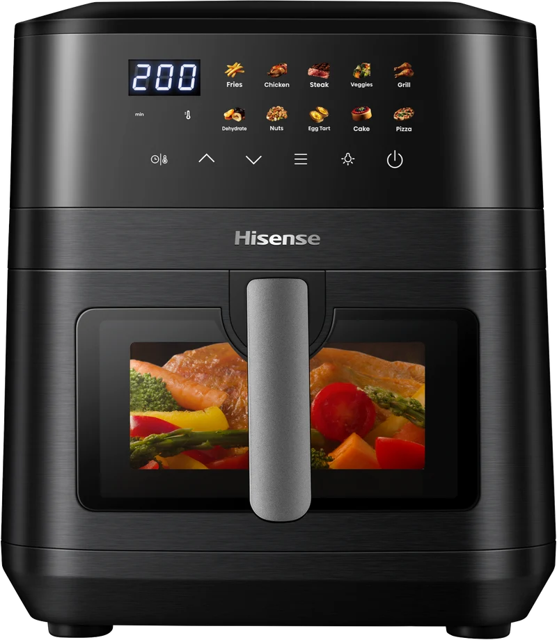 Hisense 8 Litre Air Fryer with Window and Colour Display