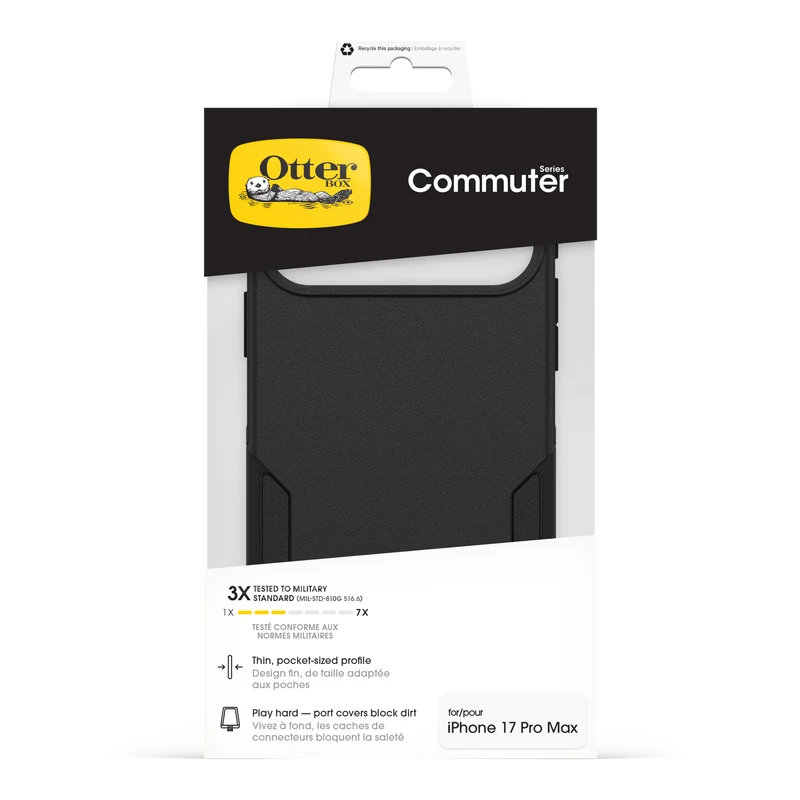 OTTERBOX Commuter MagSafe iPhone 17 Pro Max Case Black