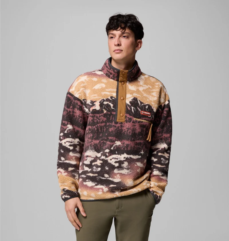 COLUMBIA Helvetia II Printed Half Snap Fleece Herren