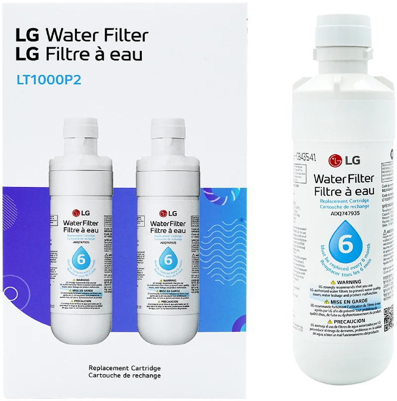 LG Water Filters for Internal Location for FDF Models (Twin Pack)
