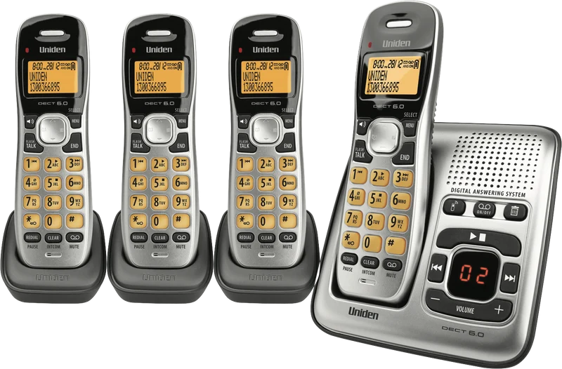 Uniden Cordless Phone Quad Pack 1735