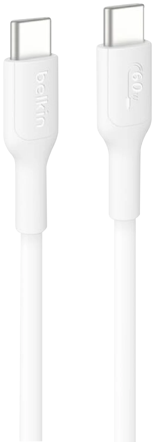 Belkin BoostCharge USB-C to USB-C 60W 2.0 PCR Cable 1m White