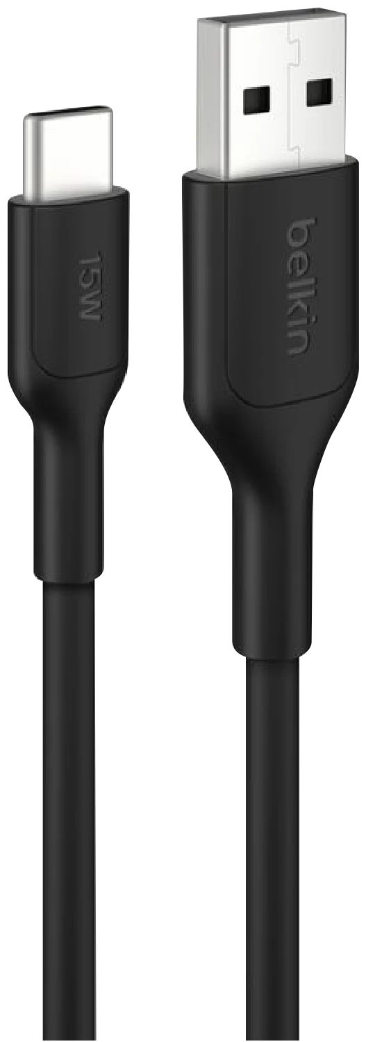 Belkin BoostCharge USB-A to USB-C 2.0 PCR Cable 3m Black
