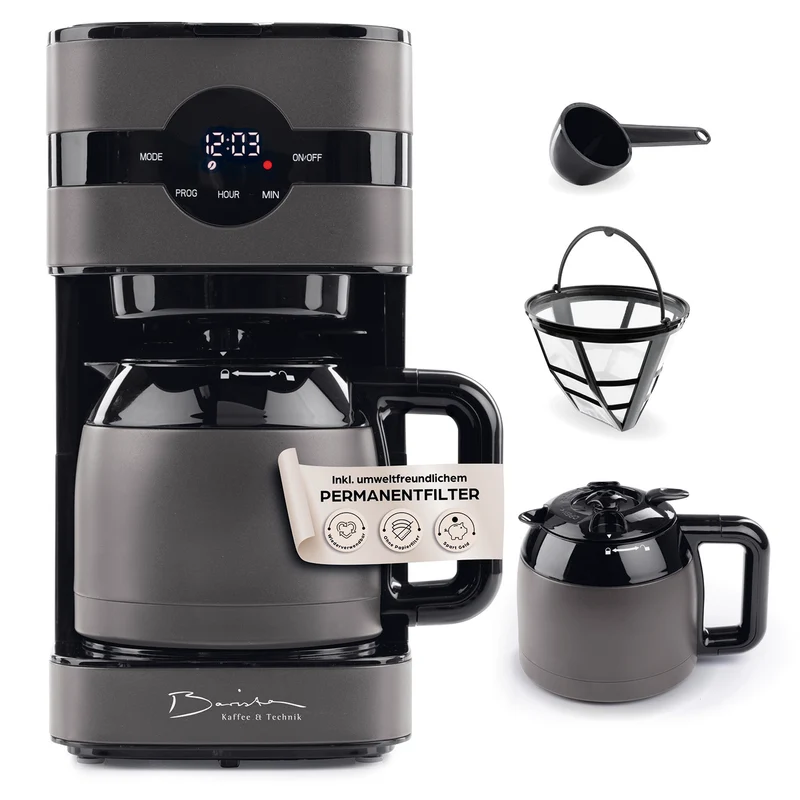 Filterkaffeemaschine Touch Iso - Grau