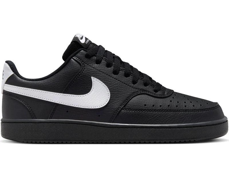 NIKE Court Vision Lo Sneaker schwarz/weiß