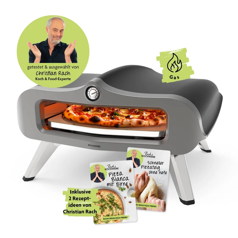 Gas-Pizzaofen für Pizzen bis Ø 34 cm