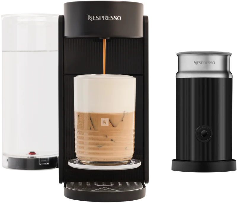 Nespresso Vertuo Up Capsule Coffee Machine Bundle (Ink Black)