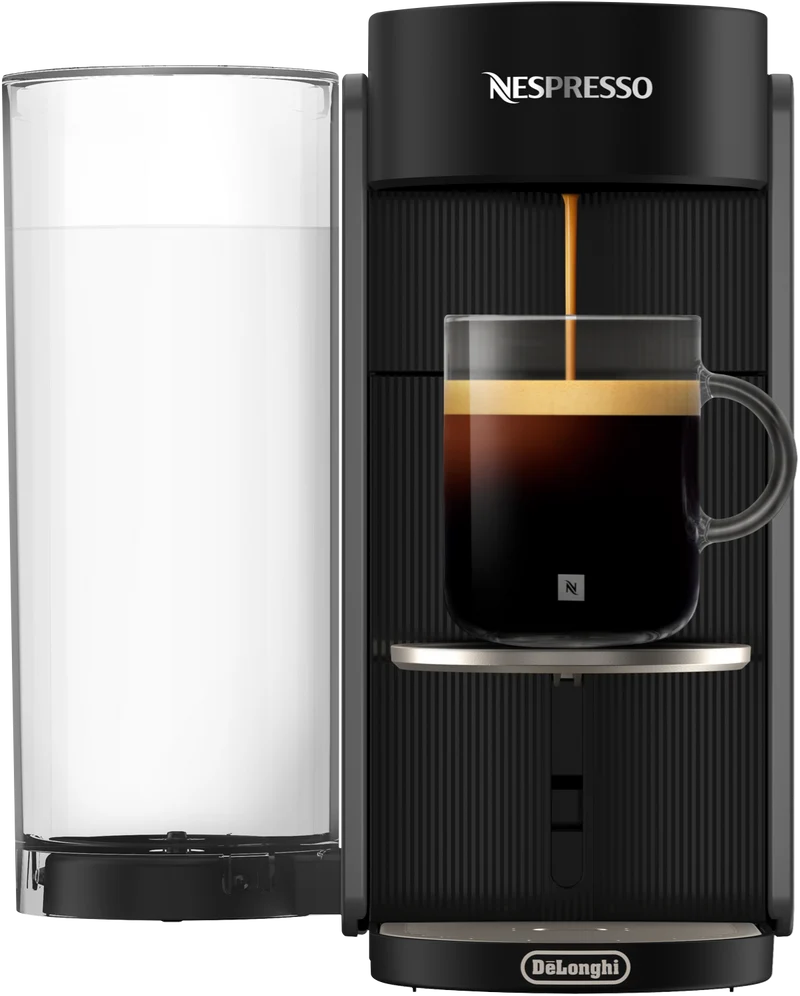 Nespresso Vertuo Up Capsule Coffee Machine Bundle (Titanium)