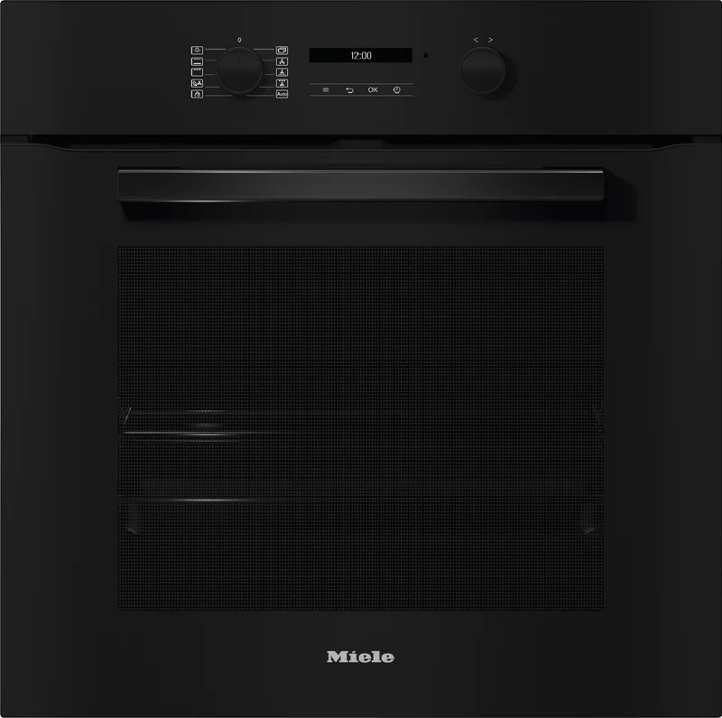 Miele 60cm Pyrolytic Oven with AirFry Function and Automatic Programmes, Obsidian Black
