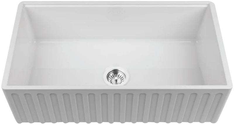 Abey Chambord Legrande Large Bowl Reversible Fireclay Sink