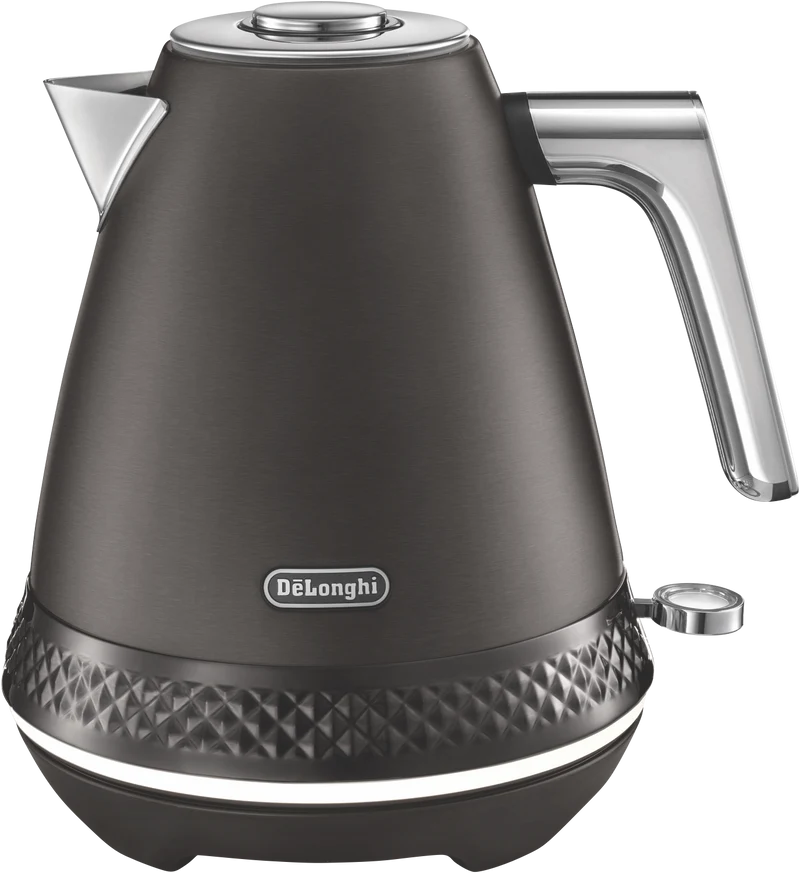 DeLonghi 1.7 Litre Diadema Kettle Brushed Grey