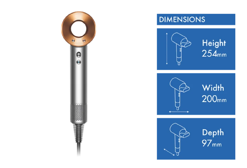 Dyson Supersonic Hair Dryer (Origin Nickel/Copper)