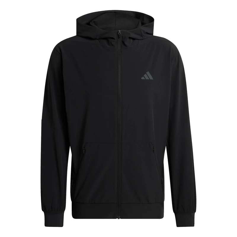 D4T WORKOUT-HOODIE MIT DURCHGEHEMDEM REISSVERSCHLUSS