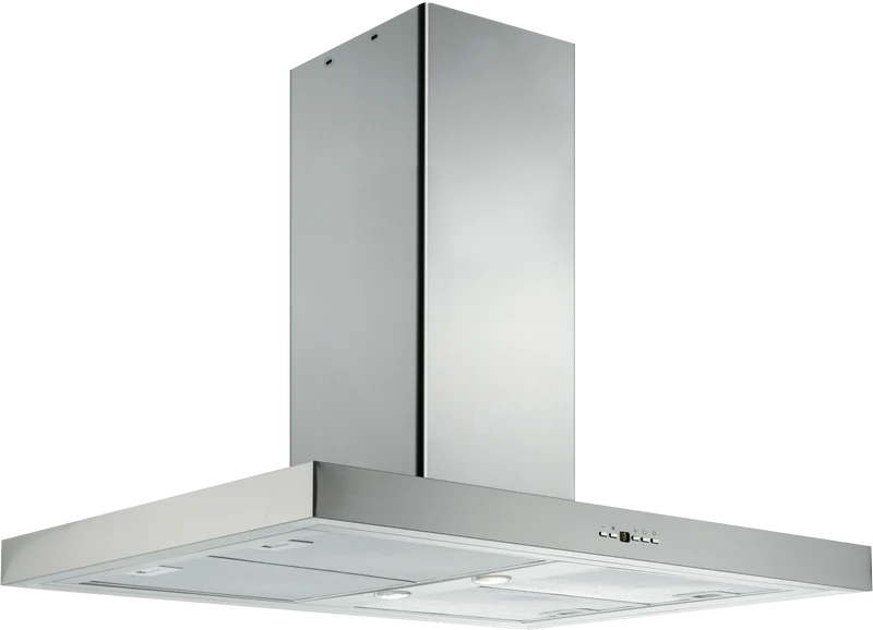 Schweigen 90cm Silent Island Rangehood, Stainless Steel (2 BOXES)