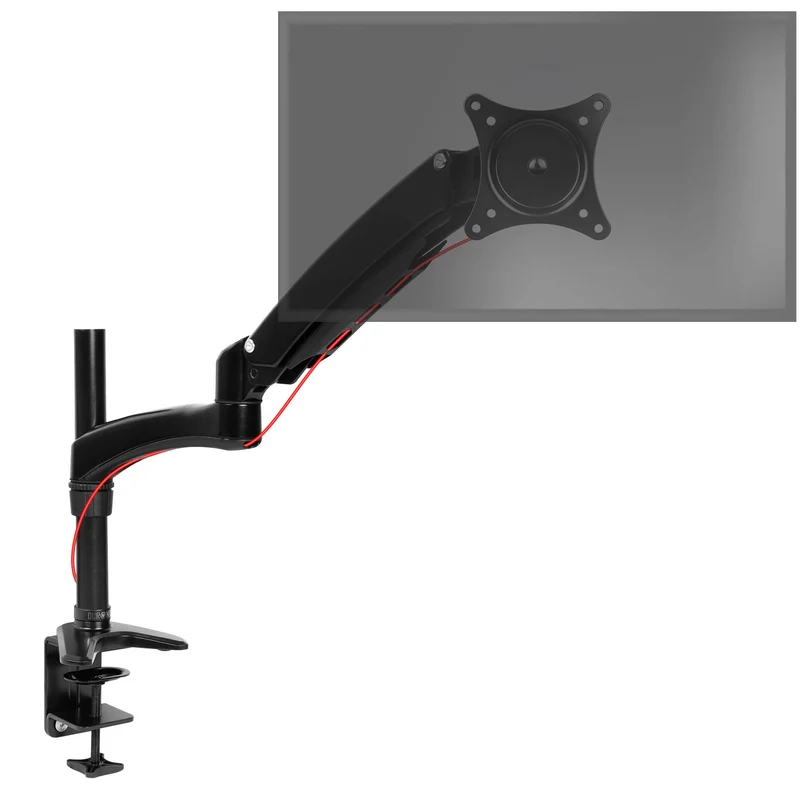 Duronic DM551X2 Monitorhalterung | Tischhalterung | Monitorarme für LCD/LED | Mit Neig- und Rotierfunktion
