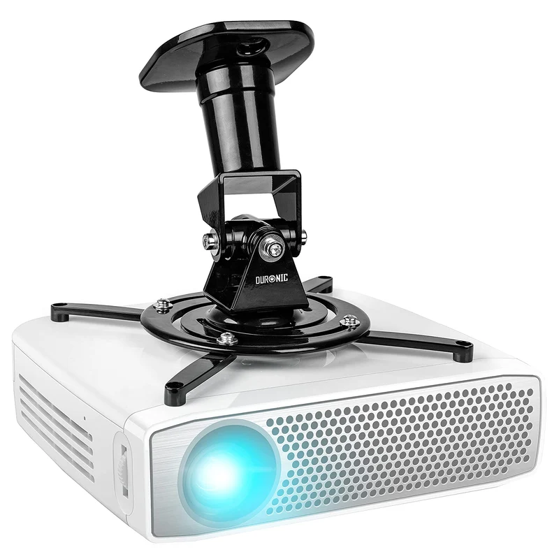 PB01XB Deckenhalterung für Beamer | 10 kg Traglast | Universal Projektorhalterung unter der Decke