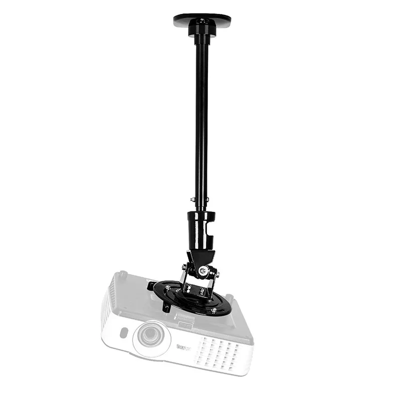 Duronic PB02XL Beamer Halterung | Projektor Deckenhalterung | Universal Wandhalterung | Drehbar und schwenkbar | Traglast 10 kg | 360° Rotation