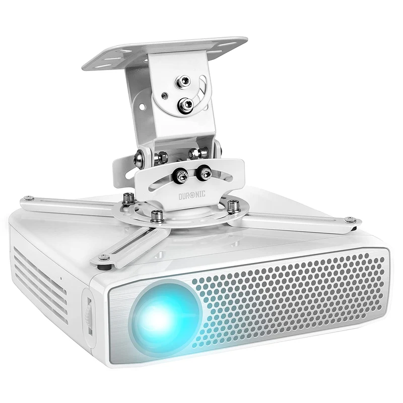 Duronic PB05XB Beamer Halterung | Projektor Halterung | Universal Wandhalterung | Drehbar und schwenkbar | Traglast 13,6 kg | 360° Rotation