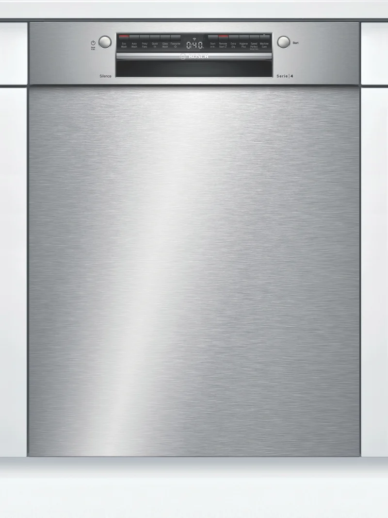 Bosch Series 4 Built Under Dishwasher, Stainless Steel