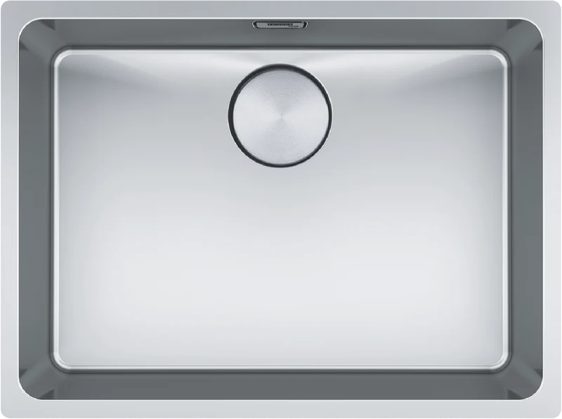 Franke Mythos Single Bowl FPC S/S Sink Undermount with Rollamat, Ext Drainer Tray, Remote Waste
