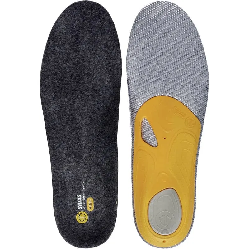 SIDAS 3Feet Merino Einlegesohlen für hohes Fußgewölbe