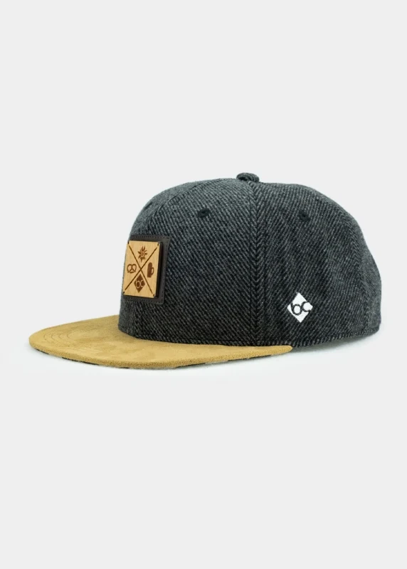 BAVARIAN CAPS Kreizweis Altbayern Cap mit Holzbadge