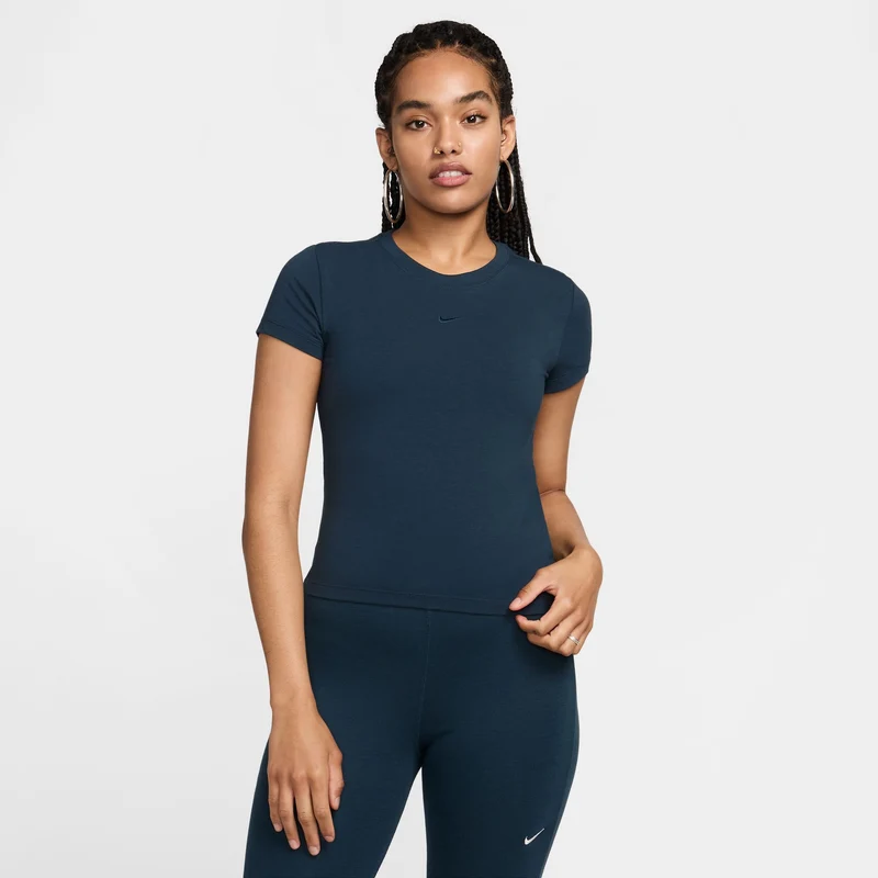 NIKE W NSW NK CHLL KNT MD CRP T-Shirt Damen