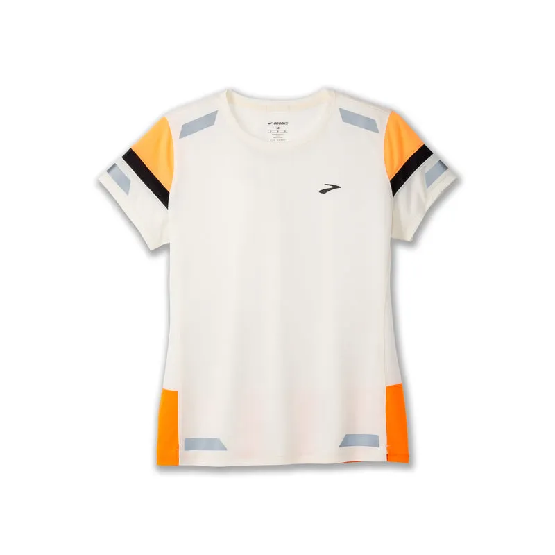 BROOKS Run Visible Short Sleeve 2.0 Damen Weiß